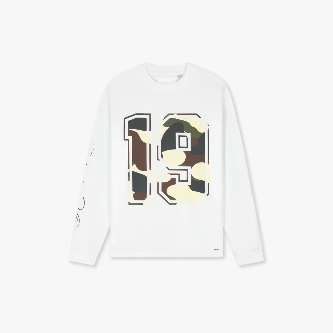 Croyez Camo Longsleeve White
