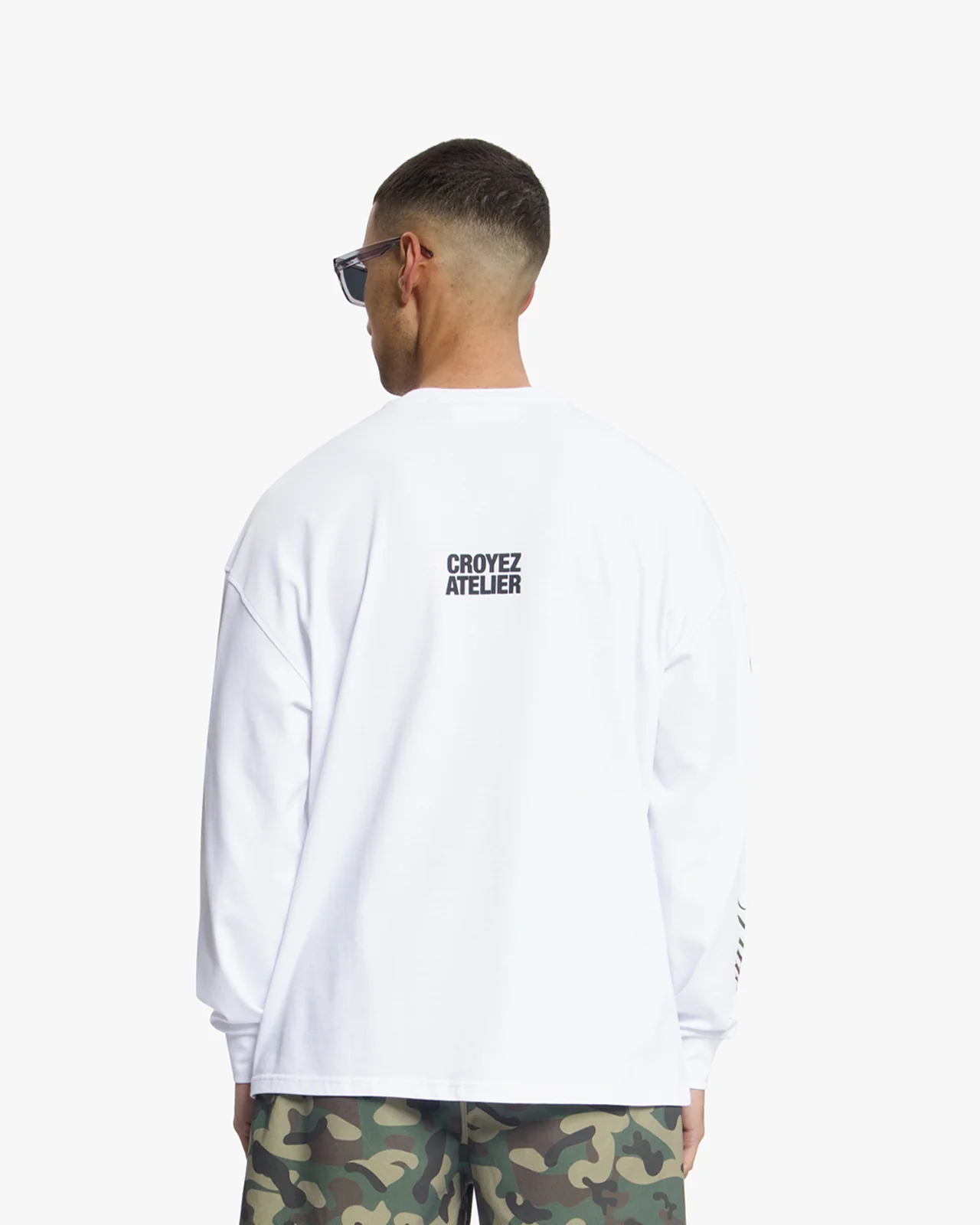 Croyez Camo Longsleeve White - Afbeelding 4