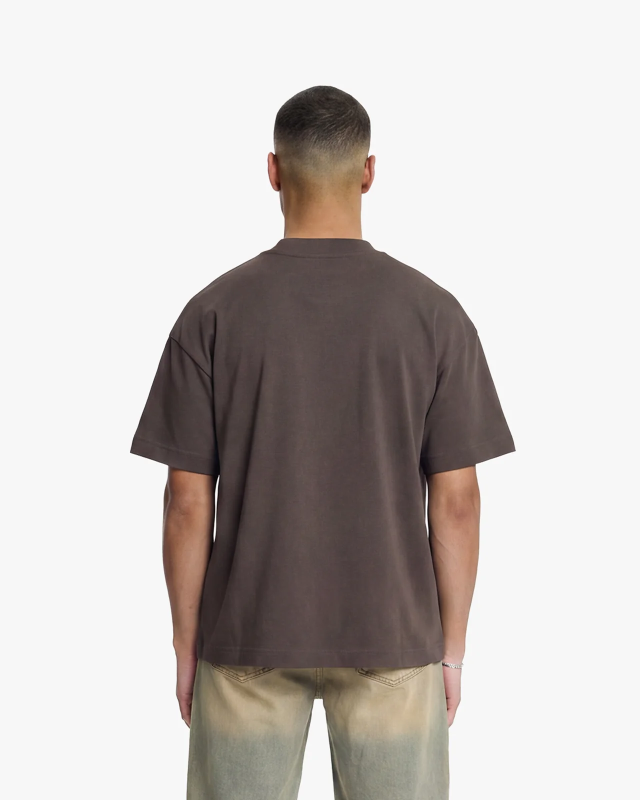 Croyez Cowboys T-Shirt Washed Brown - Afbeelding 4