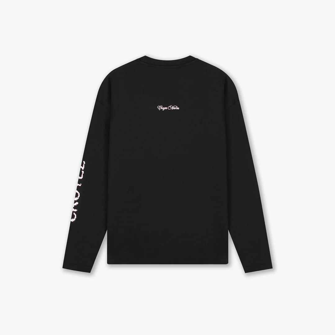 Croyez Contour De La Fleur Longsleeve Black - Afbeelding 2