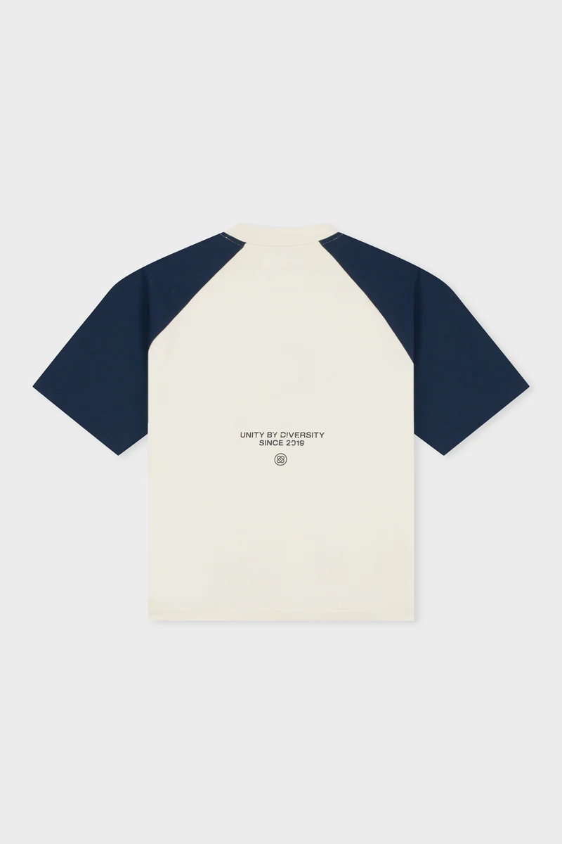 Equalité ELAN Boxy Tee Navy & Off-White - Afbeelding 2