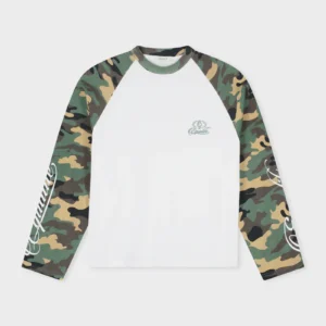 Equalité Jett Raglan Longsleeve Tee Off-White & Camo